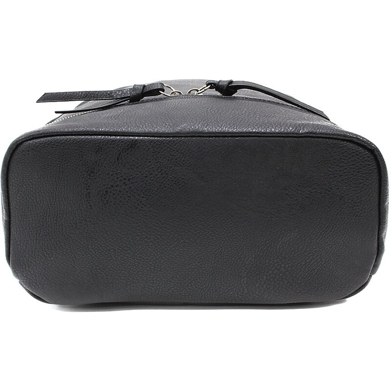 Tapple Čierny dámsky elegantný zipsový batoh Emely