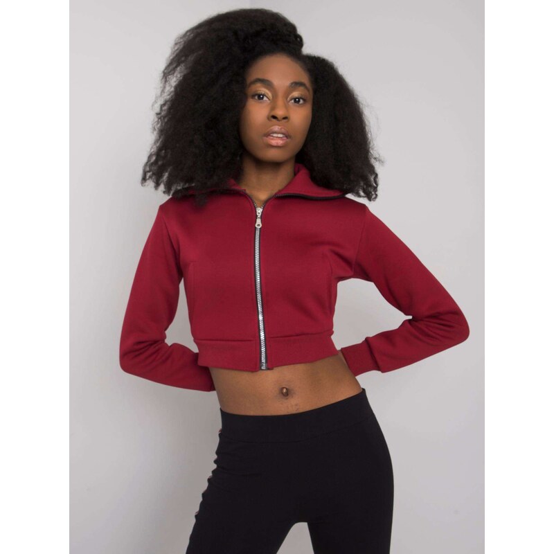 RUE PARIS Sweatshirt-RV-BL-7305.79-burgundy 64666100