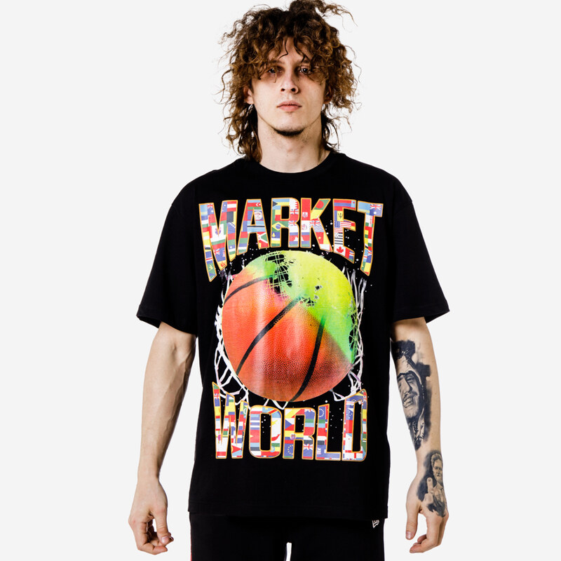 Market The Games Bring Us Together T-shirt(B-Ball) Black - Pánske - 66355675