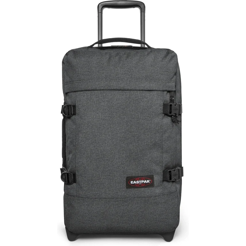 EASTPAK Kufor na kolieskach sivá / červená / biela 67101601