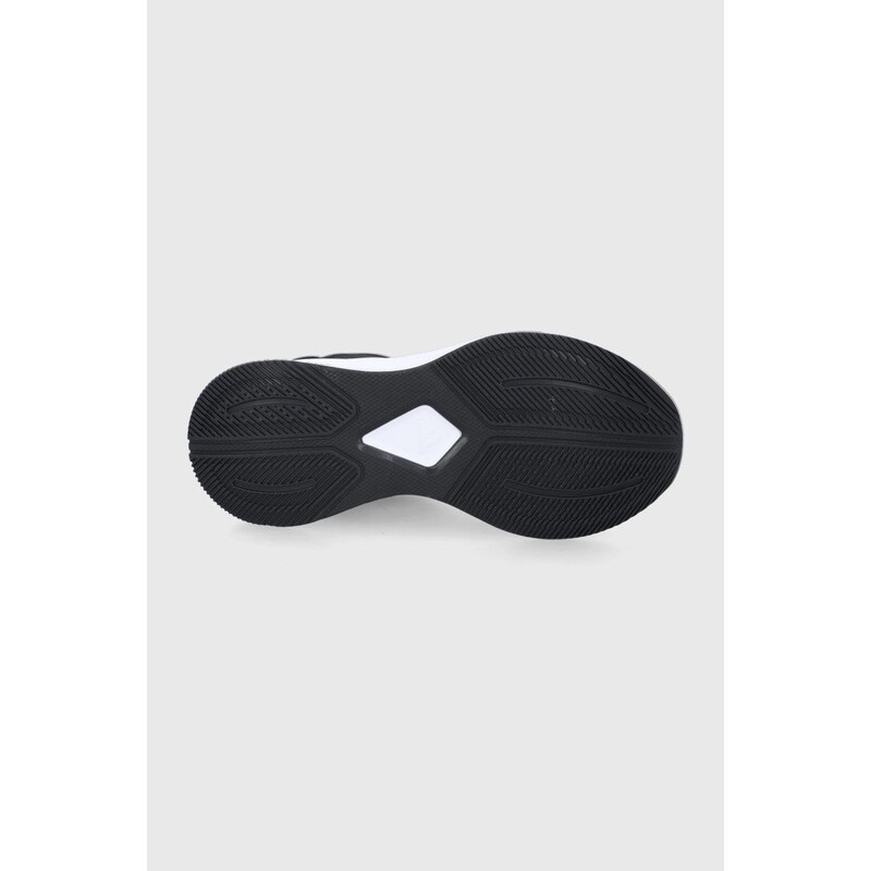 Topánky adidas Duramo 10 GX0709 čierna farba, na plochom podpätku