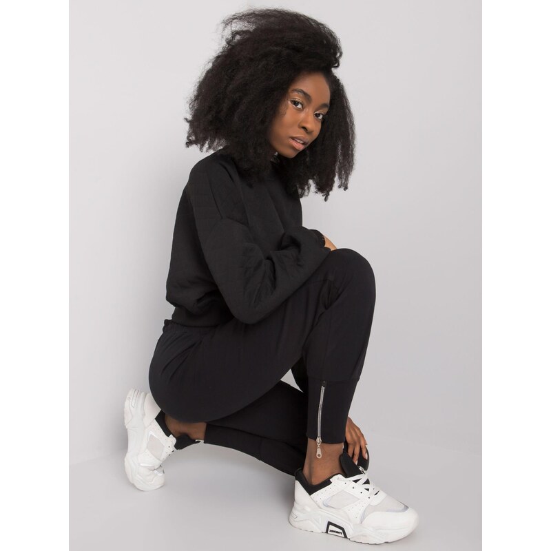 RUE PARIS Sweatpants-RV-DR-7341.30P-black 64664058