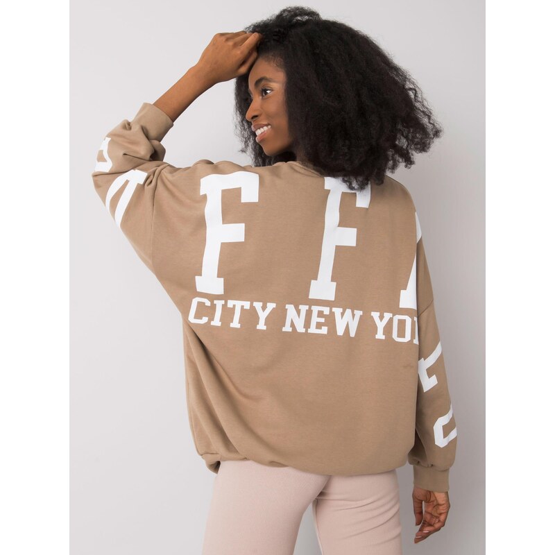 ex moda Sweatshirt-EM-BL-710.14-dark beige 64788060