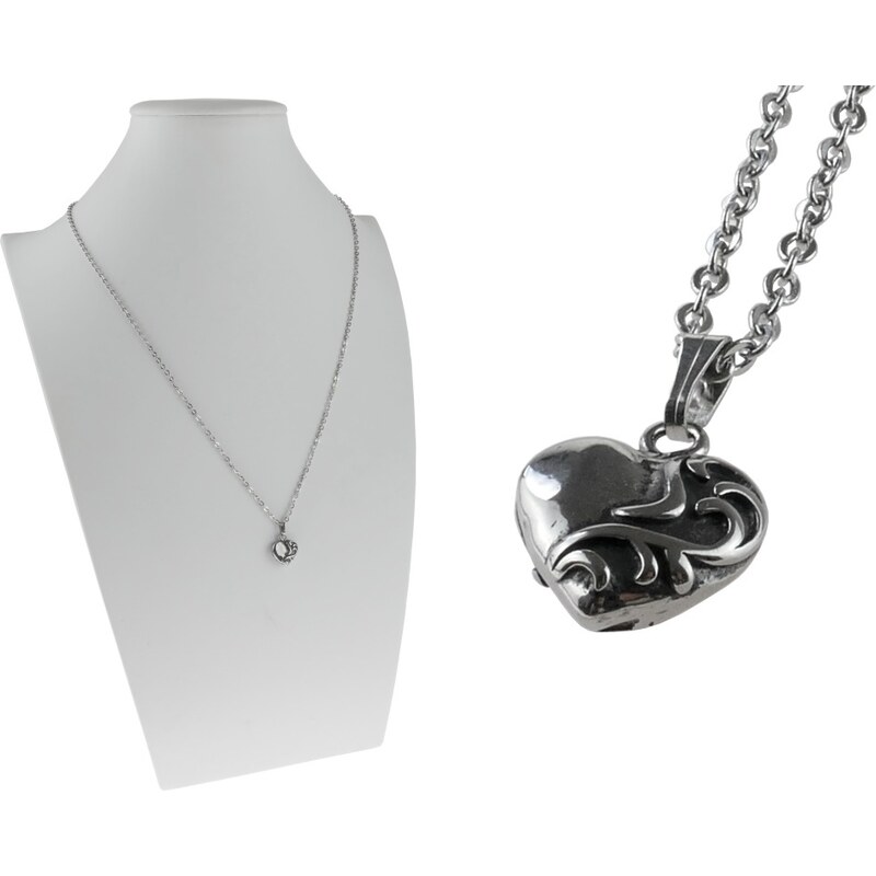 CITY STORM Dámska retiazka s príveskom srdce vo vintage štýle Georgia 66888678