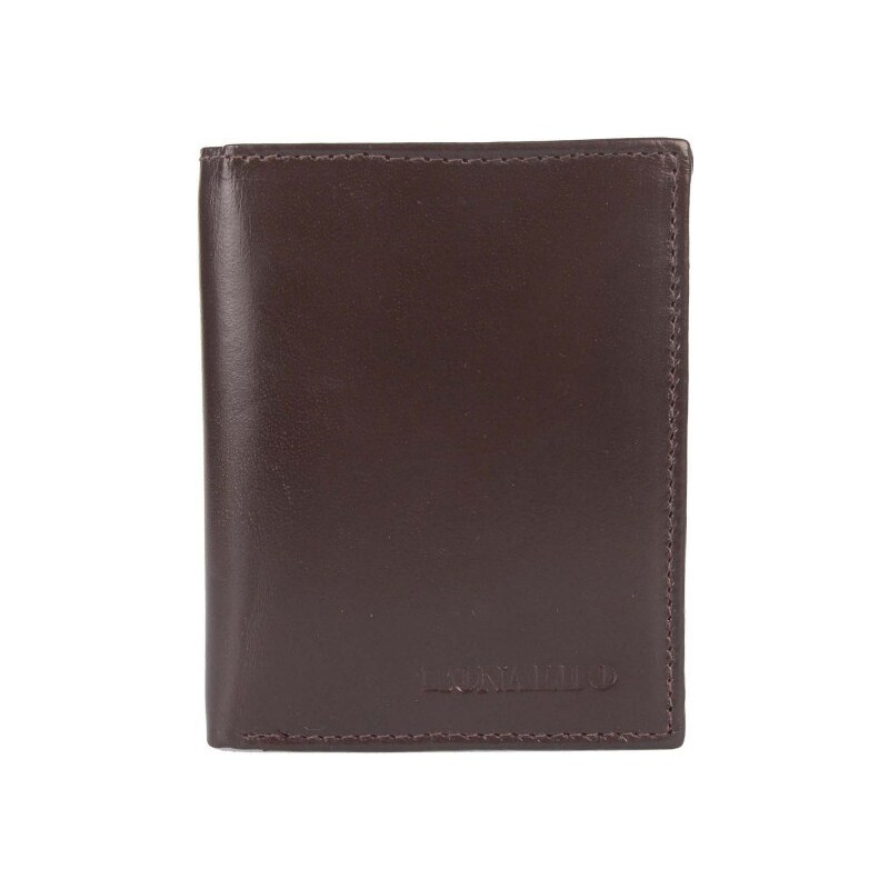 Pánska kožená RFID peňaženka v krabičke Ronaldo RM-07-CFL-8427 hnedá