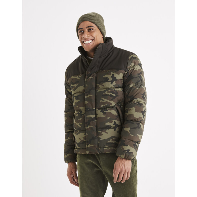 Bundy a mikiny pre mužov Celio - zelená 50499512