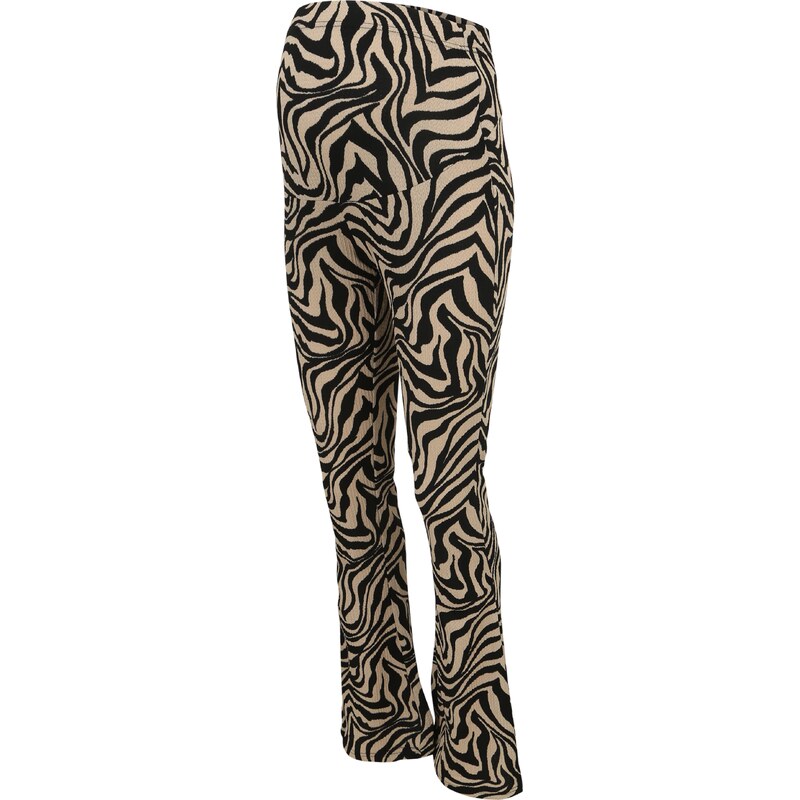 Only Maternity Nohavice OLMKenya béžová / čierna 67178189