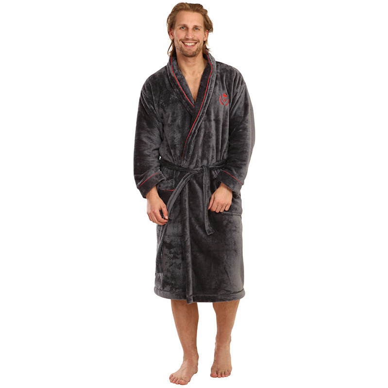 Pánsky župan L&L tmavo sivý (2111) 66113349