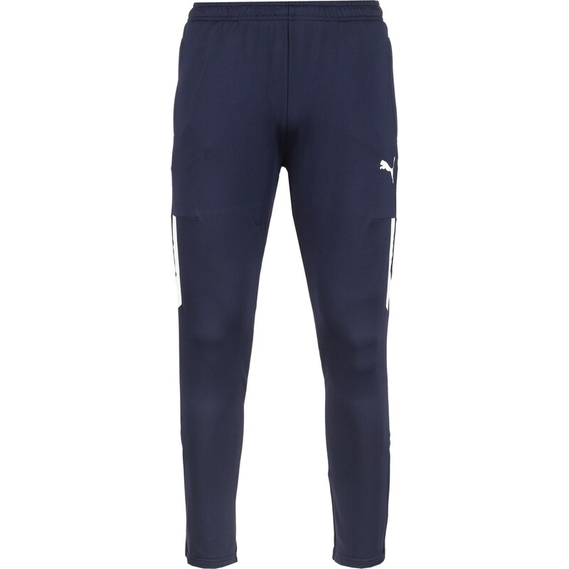 PUMA Športové nohavice Team Liga tmavomodrá / biela 67749943