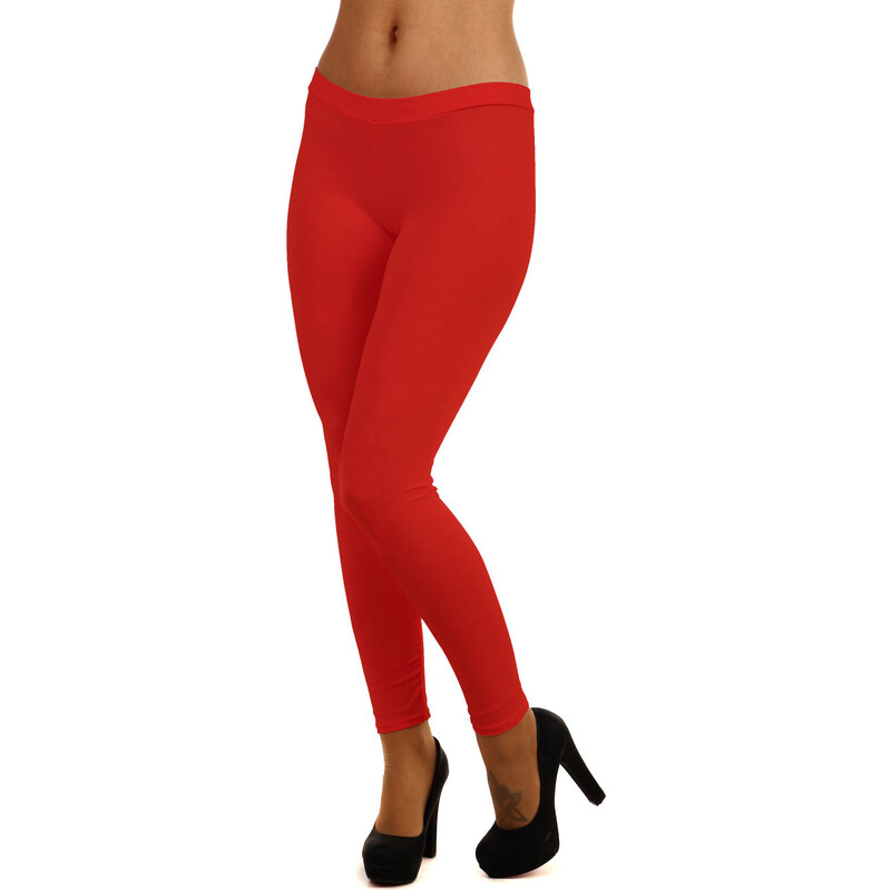 Glara Dámske jednofarebné legíny 24268690