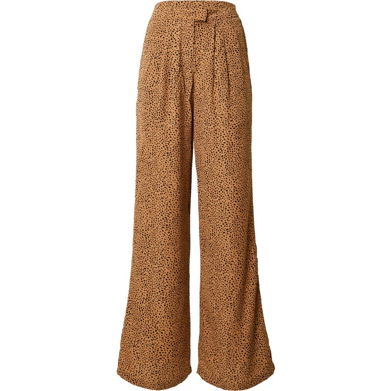 In The Style Plisované nohavice BILLIE & SUZIE kapučíno / čierna 54228322