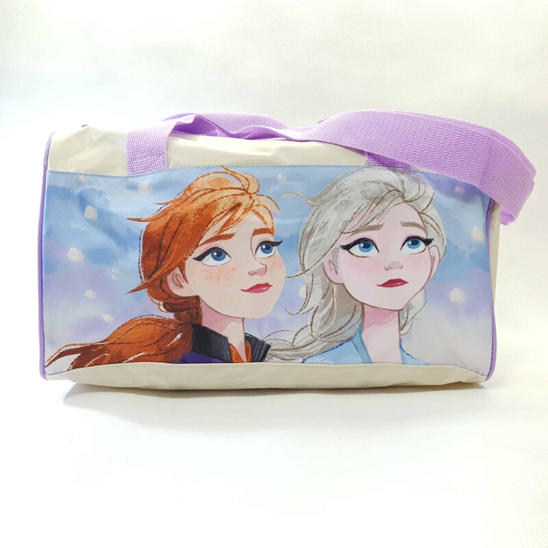 Disney Dievčenská detská športová taška na plece Frozen II 64 Biela perleť