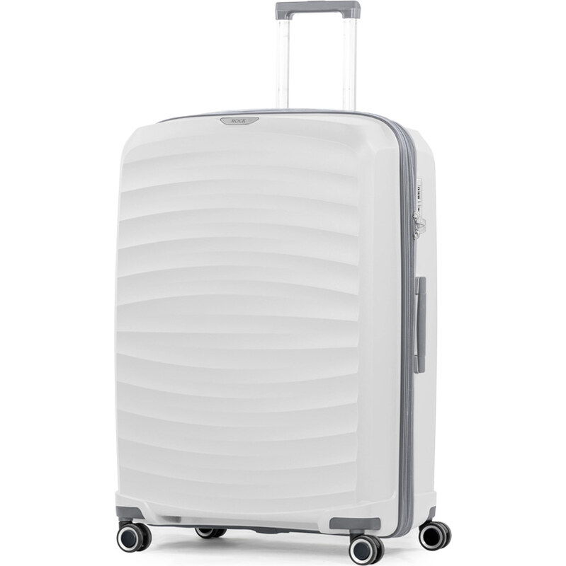 cestovný kufor ROCK TR-0212/3-L PP – biela 62191620