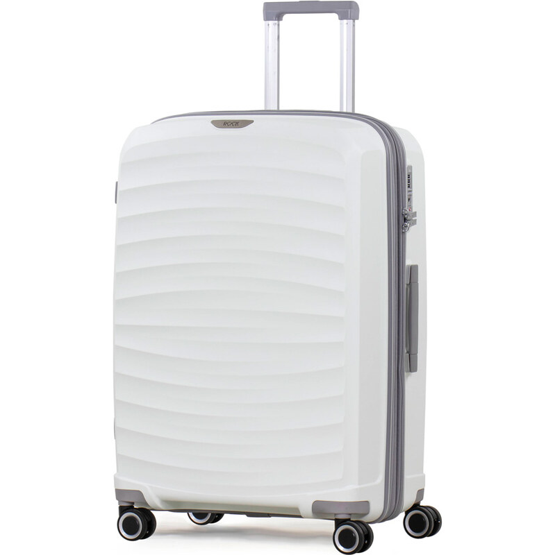 cestovný kufor ROCK TR-0212/3-M PP – biela 62191899