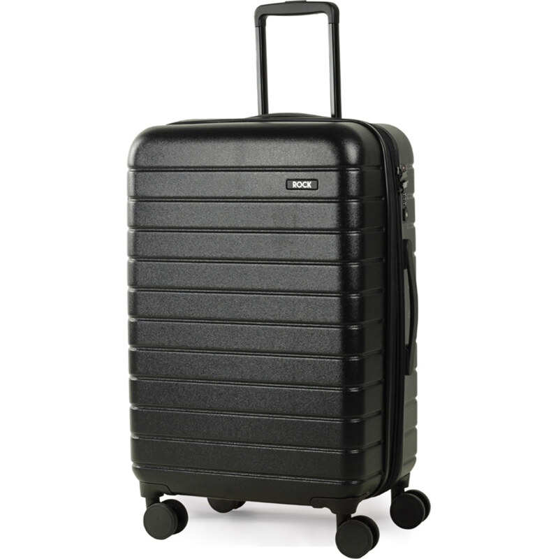 cestovný kufor ROCK TR-0214/3-M ABS – čierna 62191634