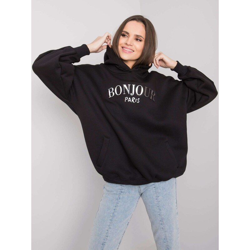 RUE PARIS Sweatshirt-RV-BL-7357.35X-black 64787632