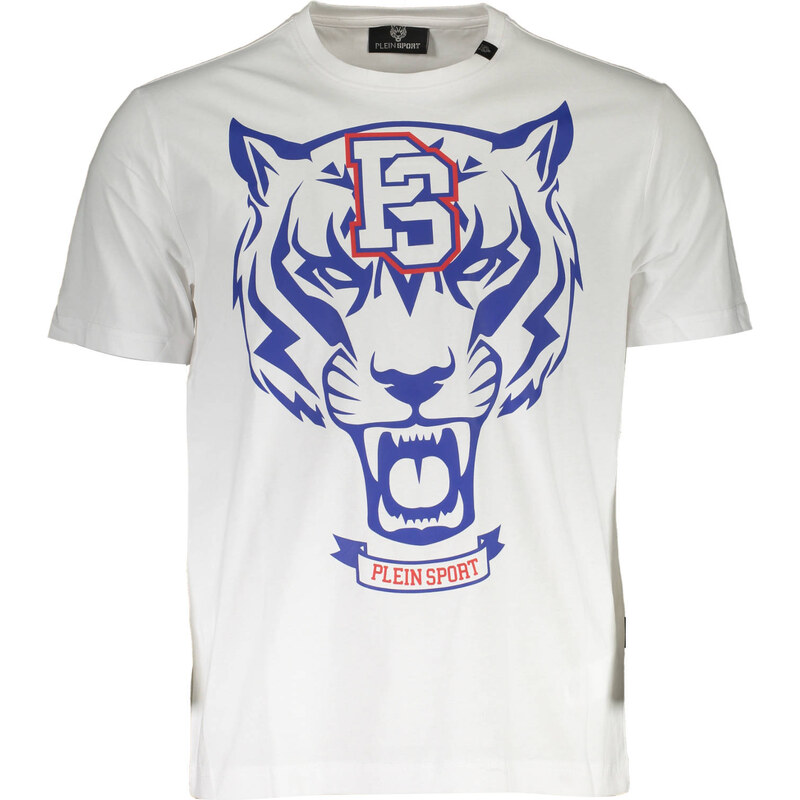 Biele pánske tričko Plein Sport s krátkym rukávom 64705439