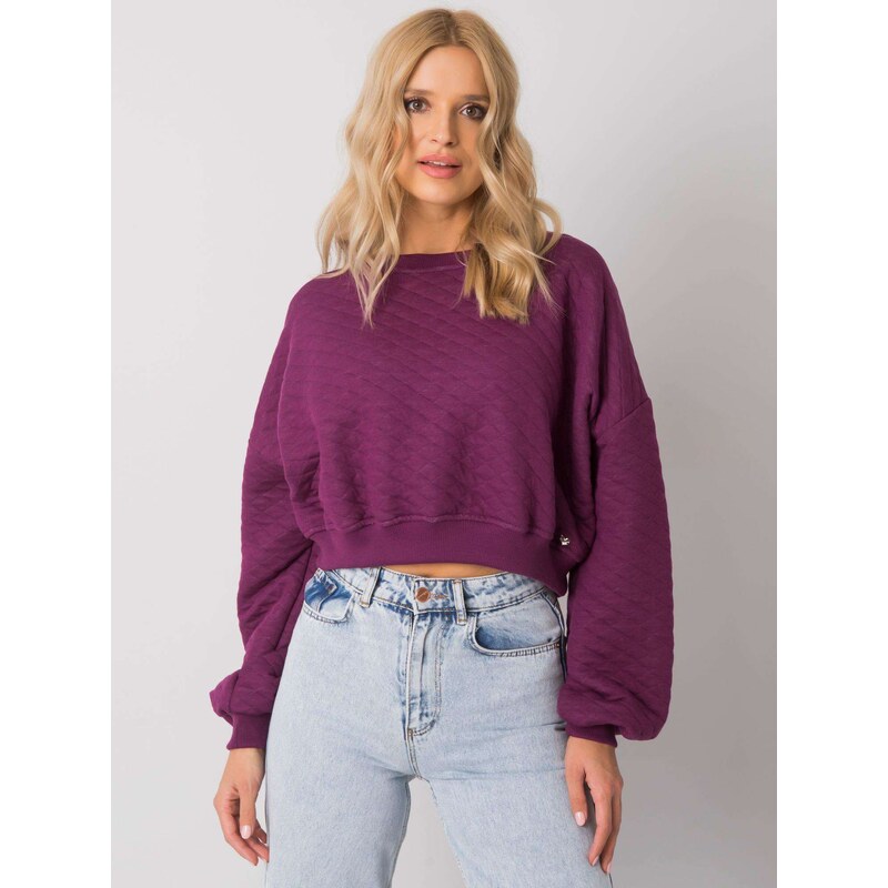 BASIC Feel Good Sweatshirt-RV-BL-7450.64-dark purple 64787975