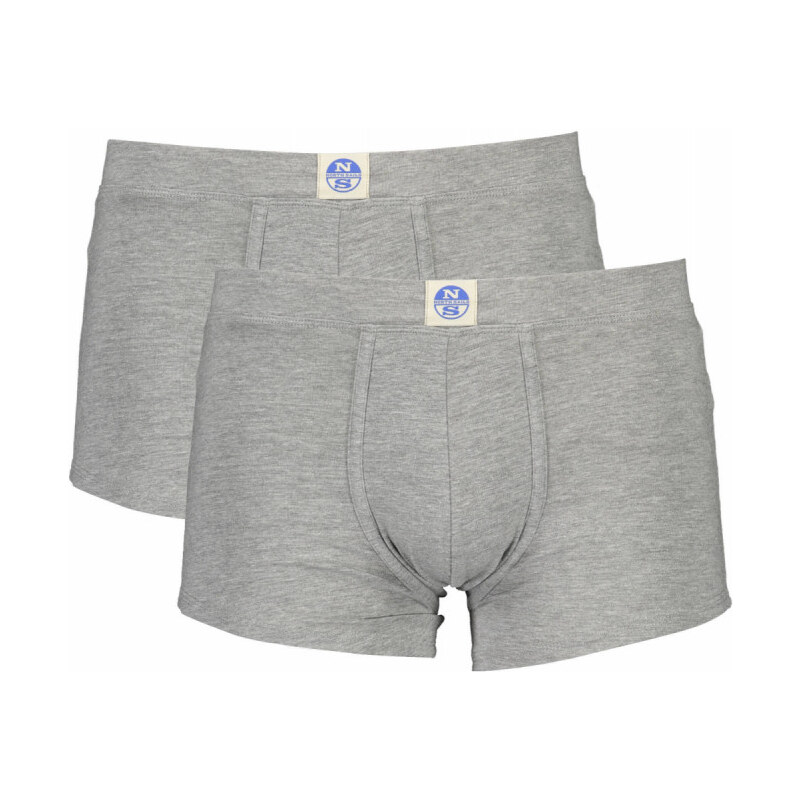 NORTH SAILS Pánske Boxerky Klasik 2 Pack Šedé Šedá M 31094586