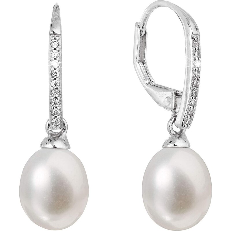 Evolution Group Strieborné náušnice s pravými perlami 21060.1 66588662