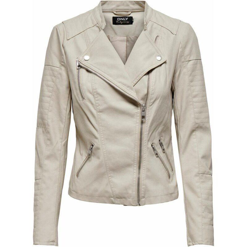 ONLY Prechodná bunda ONLAva sivobéžová 67586018