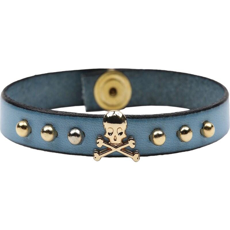 Scalpers Náramok tyrkysová / zlatá 55423205