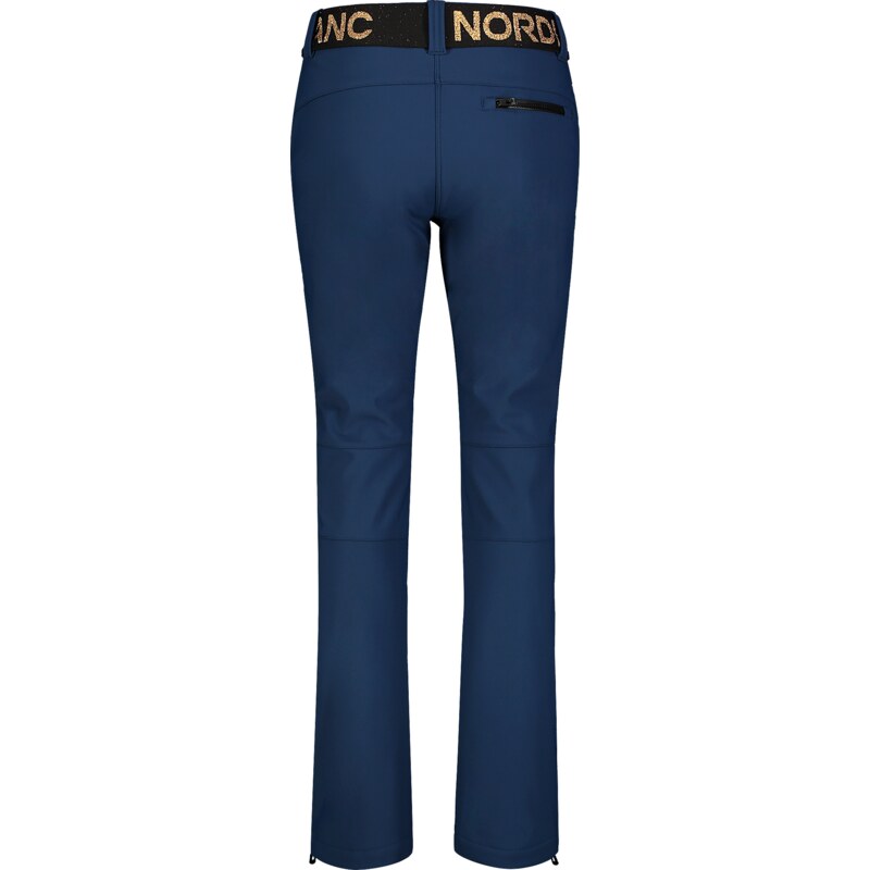 Nordblanc Modré dámske softshellové lyžiarske nohavice NEARING