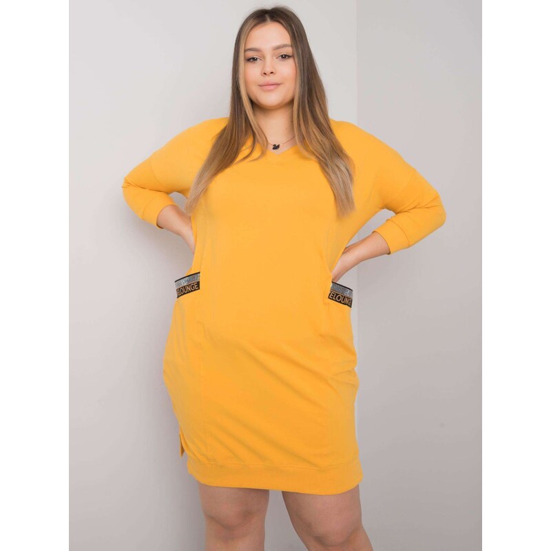 RELEVANCE Dress-RV-SK-6836.55P-Dark Yellow 64664064