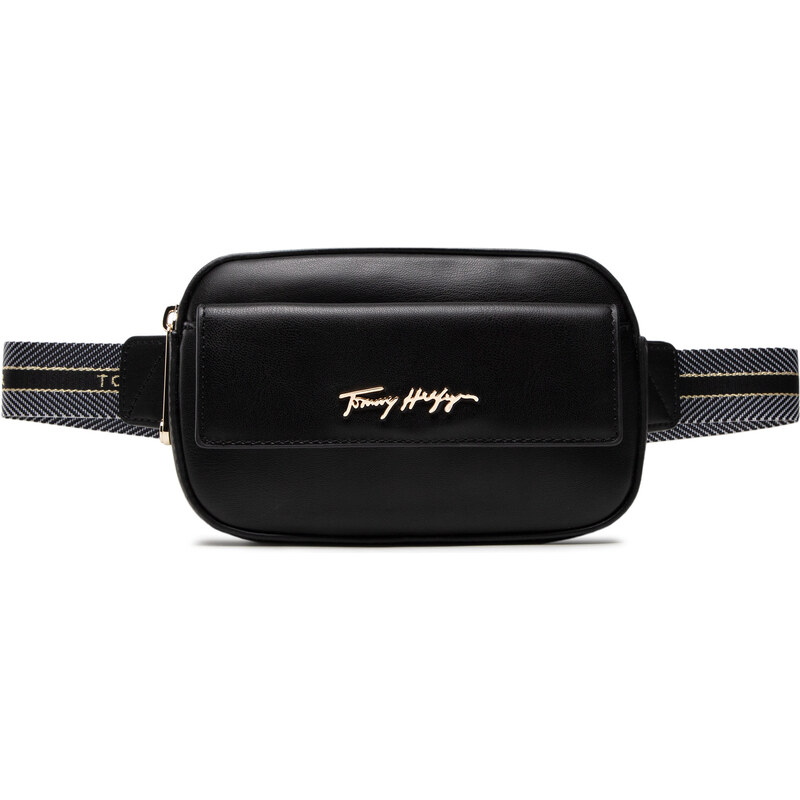 ľadvinka TOMMY HILFIGER - Iconic Tommy Bumbag Signature AW0AW11101 BDS