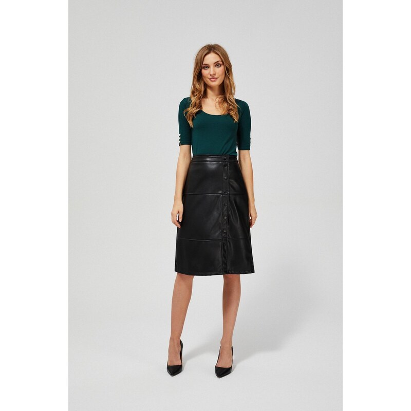 Moodo Eco Leather Skirt
