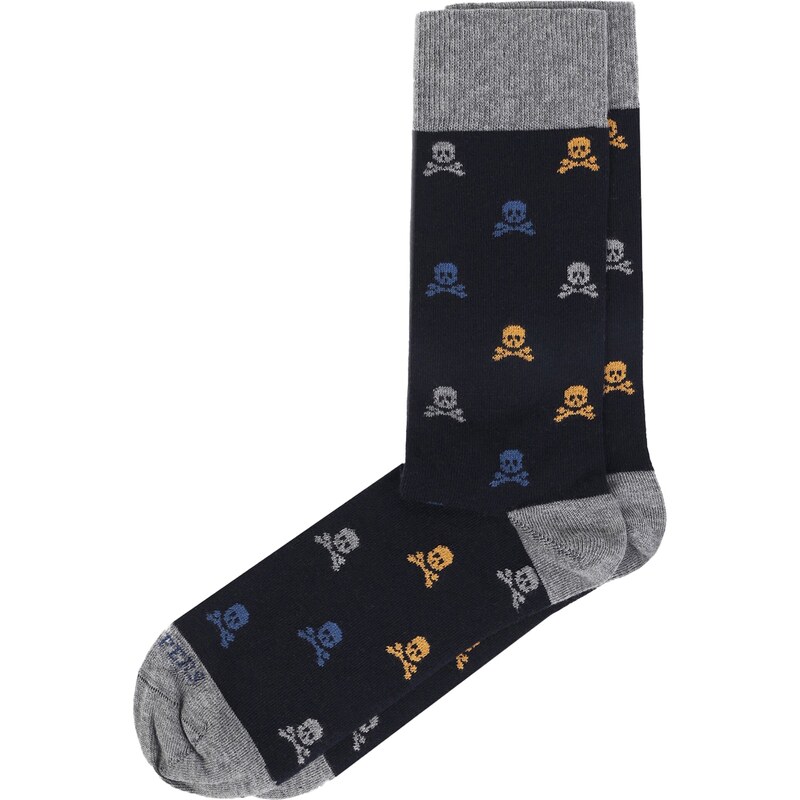 Scalpers Ponožky modrá / námornícka modrá / sivá / oranžová 54228021