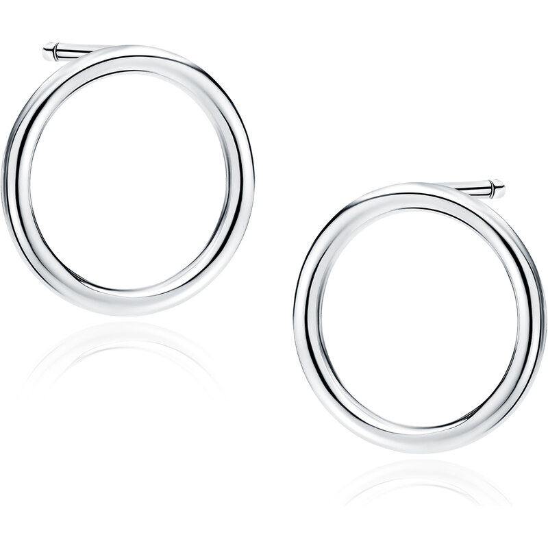 Olivie Strieborné náušnice VEĽKÝ KRUH 7301 37880743