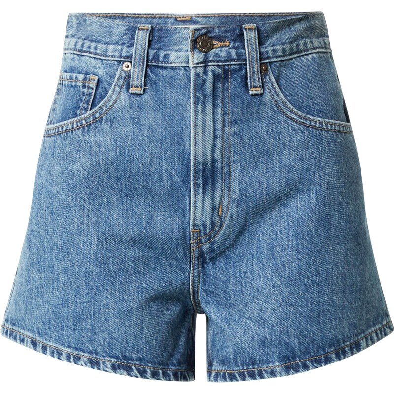 LEVIS Džínsy High Waisted Mom Short modrá denim 29670749