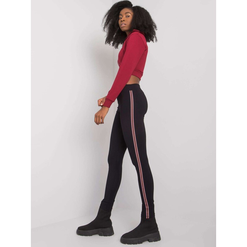 RUE PARIS Leggings-RV-LG-7379.02P-black 64684535