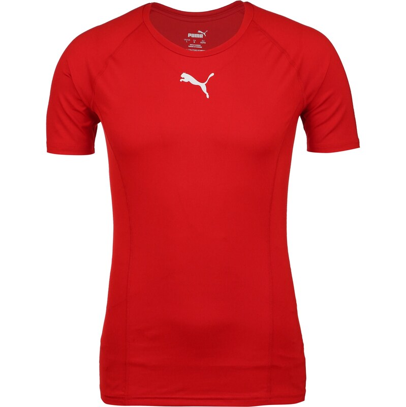 PUMA Spodné tričko Liga červená / biela 67727864