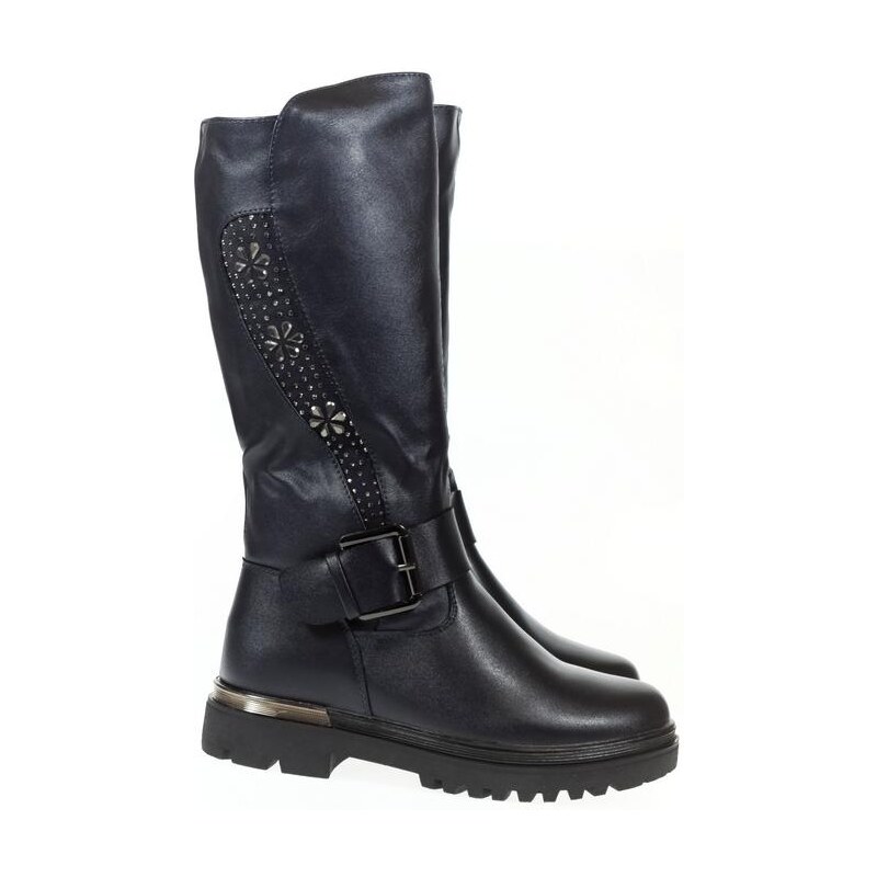 PUR Detské tmavomodré čižmy KELLISA 29415736