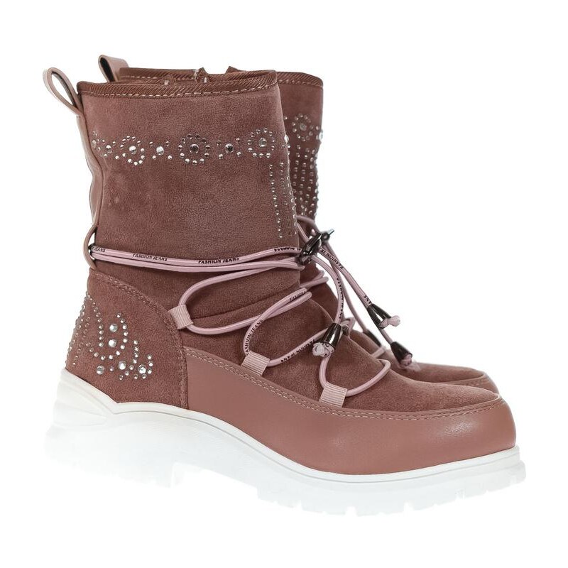 PUR Detské ružové čižmy BRIANA 29415733