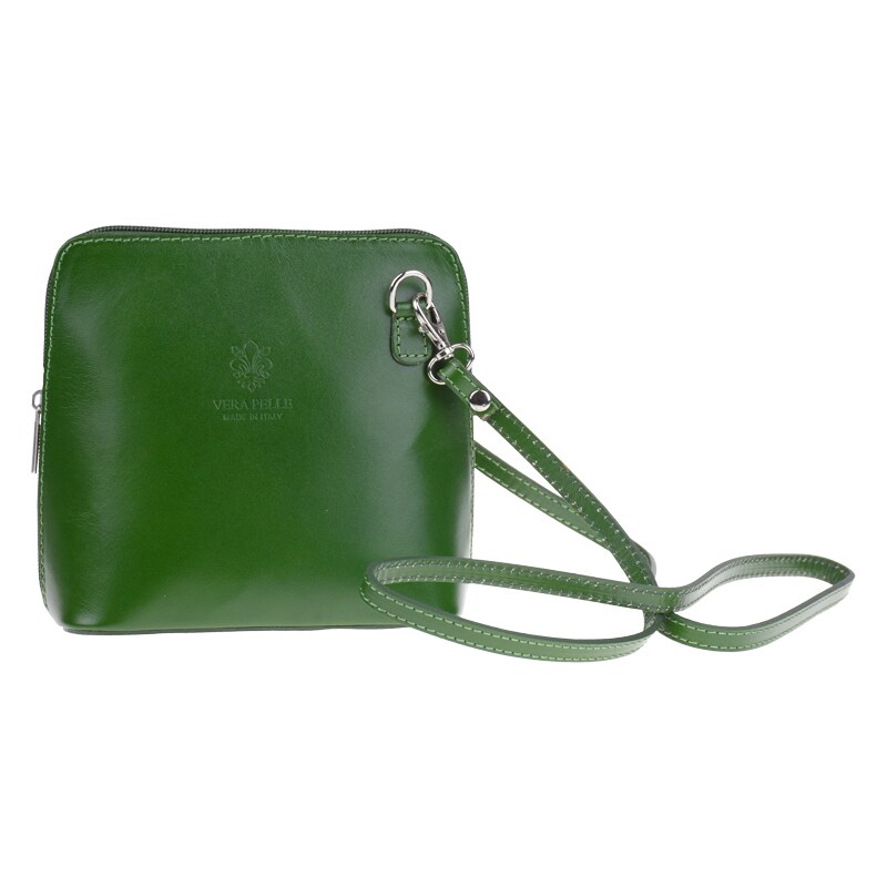 Zelená kožená talianska crossbody kabelka Grana Verde NovaKabelka.sk 51046030