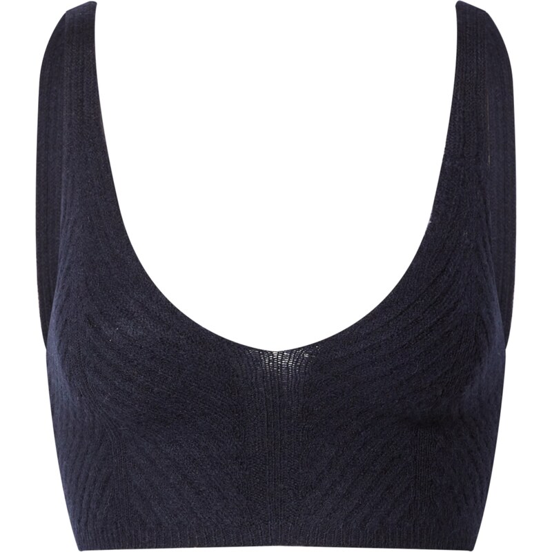 EDITED Vyšívaný top Silvia modrá 29672200