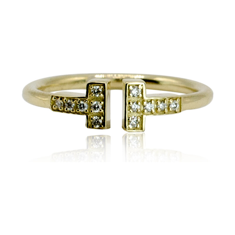 GOLDIE Diamantový prsteň Gencelina LRG651.W