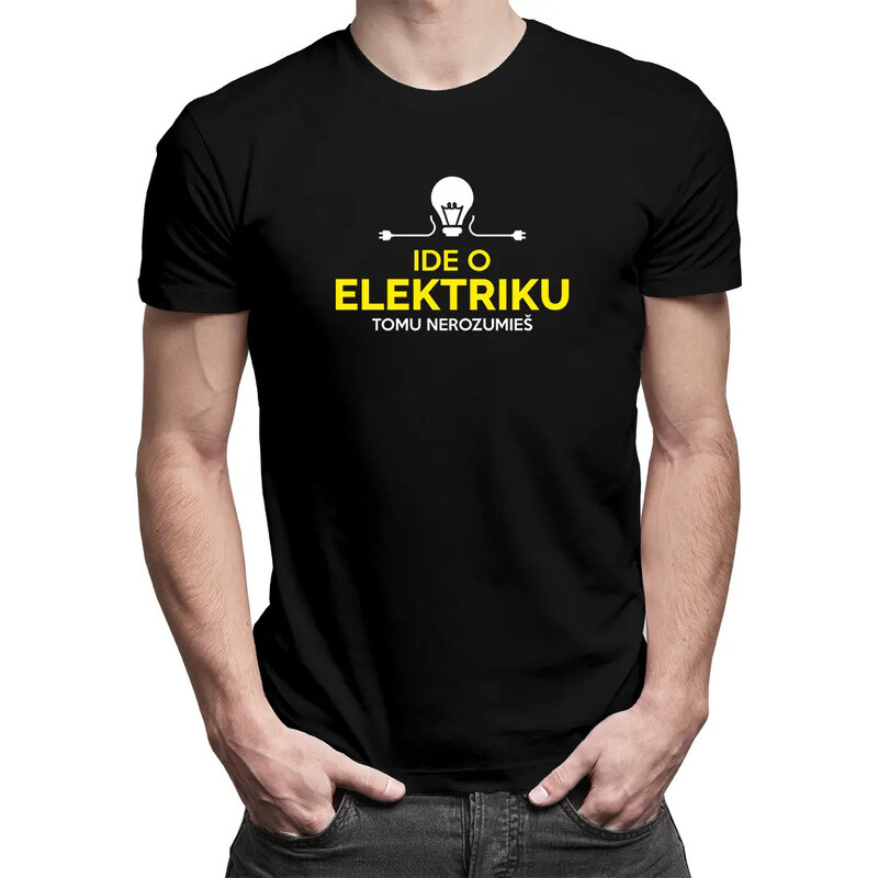 E-shop Garibald Ide o elektriku, tomu nerozumieš - pánske tričko s