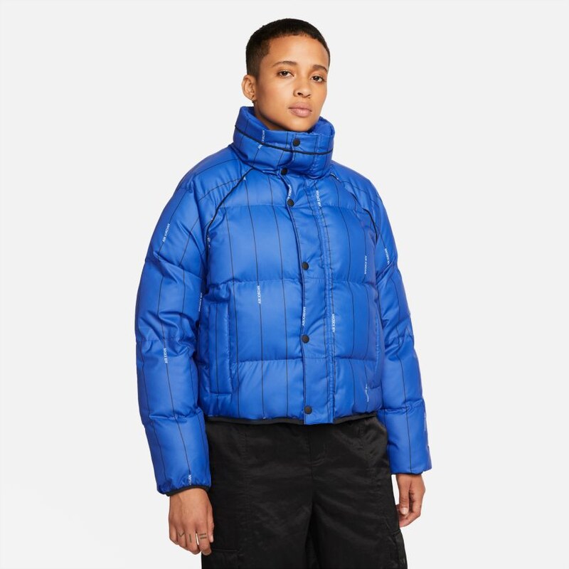 Jordan Flight Wmns Puffer Jacket - Dámske - Bunda Jordan - Modré - 66355688