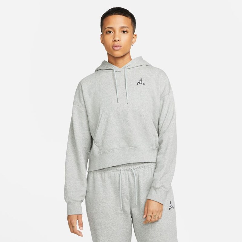 Jordan Essentials Wmns Fleece - Dámske - Mikina Jordan - Sivé - DN4570 66355689