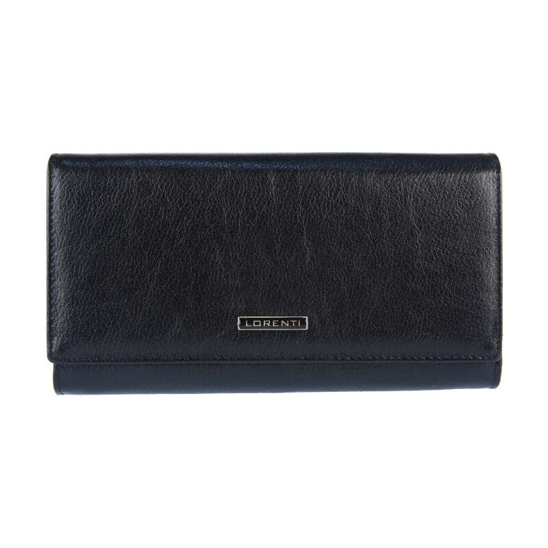 Luxusná dámska kožená RFID peňaženka v krabičke Lorenti 76120-16 čierna