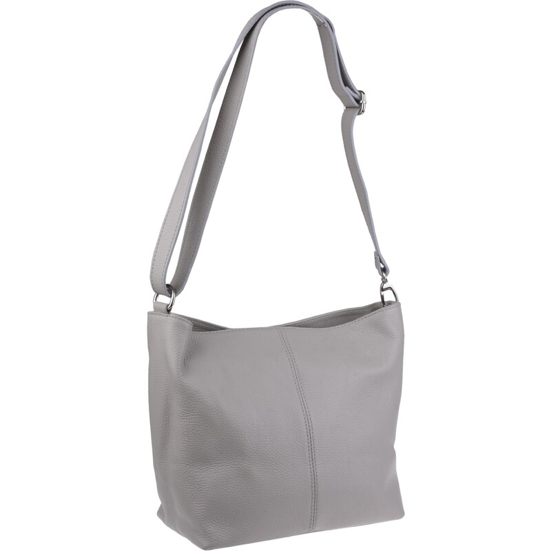 Sivá kožená talianska crossbody kabelka Prisca Grigia NovaKabelka.sk 29645668