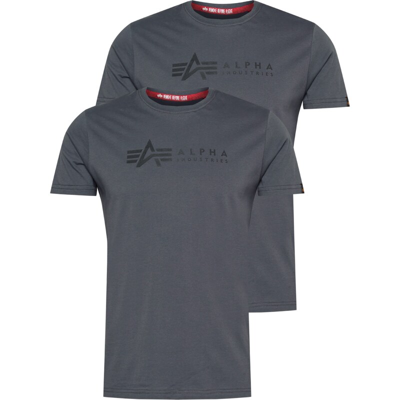 ALPHA INDUSTRIES Tričko sivá 29672538