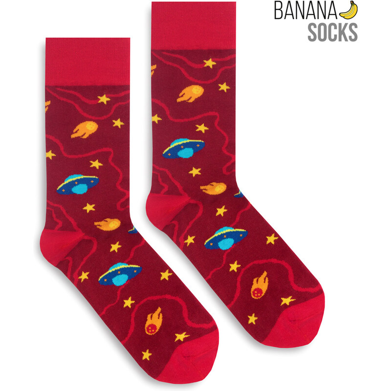 Banana Socks Unisex's Socks Classic Ufo