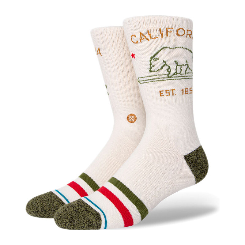 Stance California Republic 2 Crew Socks - Detské - Ponožky Stance - 66355931