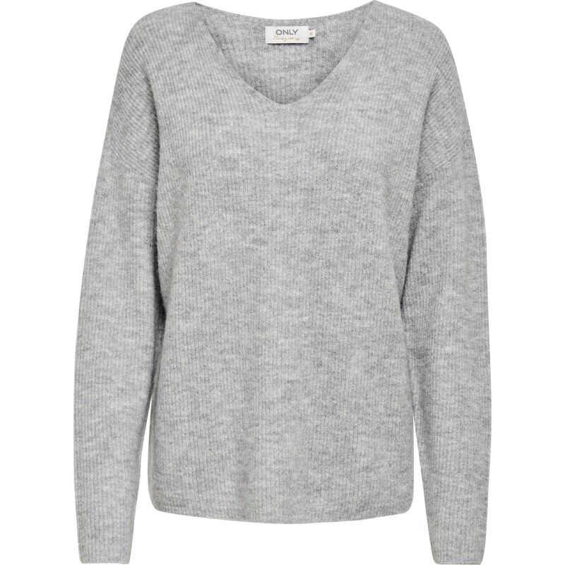 ONLY Sveter ONLCamilla sivá melírovaná 26066164