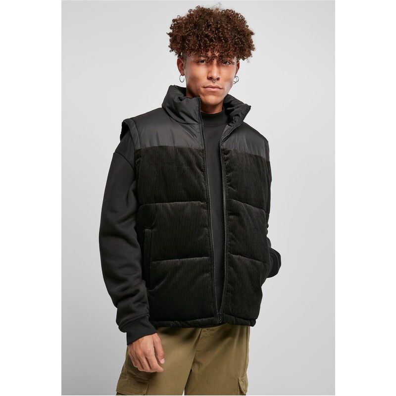 Urban Classics Cord vest black 50663714